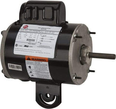 US Motors - 1/4 hp, TEAO Enclosure, Auto Thermal Protection, 1,075 RPM, 115 Volt, 60 Hz, Single Phase Permanent Split Capacitor (PSC) Motor - Size 48YZ Frame, Yoke Mount, 2 Speed, Ball Bearings, 4.2 Full Load Amps, B Class Insulation, Reversible - A1 Tooling