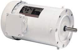 US Motors - 1.5 hp, TENV Enclosure, No Thermal Protection, 3,450 RPM, 208-230/460 Volt, 60 Hz, Three Phase Standard Efficient Motor - Size 56 Frame, C-Face Mount, 1 Speed, Ball Bearings, 4.7-4.6/2.3 Full Load Amps, F Class Insulation, CCW Lead End - A1 Tooling