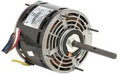 US Motors - 3/4 hp, OAO Enclosure, Auto Thermal Protection, 1,075 RPM, 115 Volt, 60 Hz, Single Phase Permanent Split Capacitor (PSC) Motor - Size 48Y Frame, Hub Mount, 3 Speed, Sleeve Bearings, 9.1 Full Load Amps, B Class Insulation, Reversible - A1 Tooling