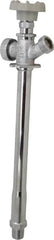 B&K Mueller - 1/2" Pipe, 10" Long Shank, Chrome Plated Brass Antisiphon Frostfree Sillcock - Handwheel Handle, Male & Solder End Connections, 125 psi WOG Rating - A1 Tooling