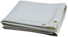 Steiner - 6' High x 4' Wide Uncoated Fiberglass Welding Blanket - White, Grommet - A1 Tooling