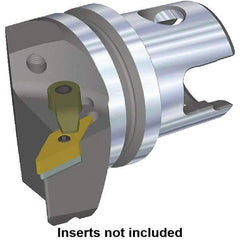 Kennametal - Left Hand Cut, Size KM32, VN.. Insert Compatiblity, External Modular Turning & Profiling Cutting Unit Head - 22mm Ctr to Cutting Edge, 40mm Head Length, Through Coolant, Series Kenloc - A1 Tooling