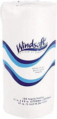 Windsoft - Perforated Roll of 2 Ply White Paper Towels - 15-1/2" Wide - A1 Tooling