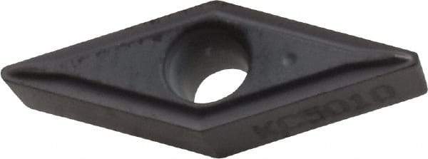 Kennametal - VBMT221 LF Grade KC5010 Carbide Turning Insert - TiAlN Finish, 35° Diamond, 1/4" Inscr Circle, 1/8" Thick, 1/64" Corner Radius - A1 Tooling