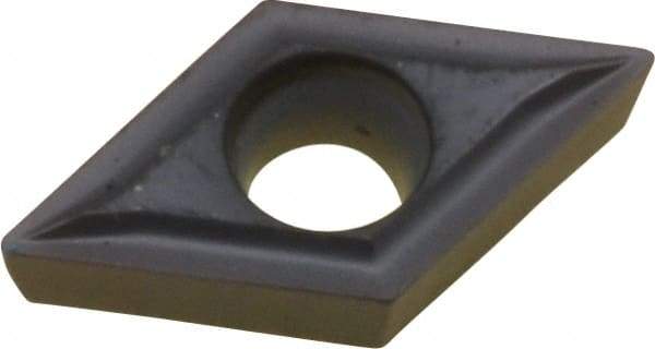 Kennametal - DCMT21.50.5 LF Grade KC5010 Carbide Turning Insert - TiAlN Finish, 55° Diamond, 1/4" Inscr Circle, 3/32" Thick, 0.0079" Corner Radius - A1 Tooling