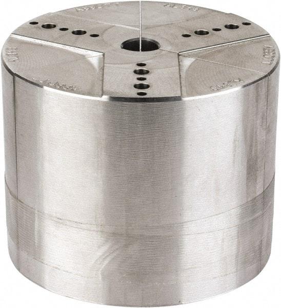 Abbott Workholding Products - 4" & Up Chuck Capacity, Northfield Attachment, Round Soft Lathe Chuck Jaw - 3 Jaws, Aluminum, 3.92" Wide x 3" High - A1 Tooling