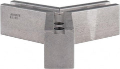 Abbott Workholding Products - 8" & Up Chuck Capacity, 1.5mm x 60° Serrated Attachment, Square Soft Lathe Chuck Jaw - 3 Jaws, Steel, 63/64" Btw Mount Hole Ctrs, 4" Long x 1-1/2" Wide x 2" High, 0.5512" Groove, 0.4724" & 12mm Fastener - A1 Tooling