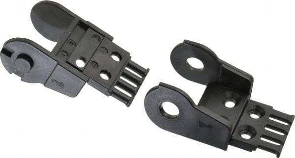 Igus - 2.13 Inch Outside Width x 1.38 Inch Outside Height, Cable and Hose Carrier Plastic Open Mounting Bracket Set - 2.17 Inch Bend Radius, 1.05 Inch Inside Width x 0.98 Inch Inside Height - A1 Tooling