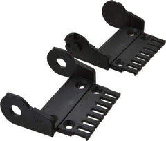 Igus - 3.36 Inch Outside Width x 1.38 Inch Outside Height, Cable and Hose Carrier Plastic Open Mounting Bracket Set - 2.17 Inch Bend Radius, 3.03 Inch Inside Width x 0.98 Inch Inside Height - A1 Tooling