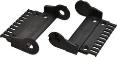 Igus - 4.69 Inch Outside Width x 1.38 Inch Outside Height, Cable and Hose Carrier Plastic Open Mounting Bracket Set - 4.92 Inch Bend Radius, 4.06 Inch Inside Width x 0.98 Inch Inside Height - A1 Tooling