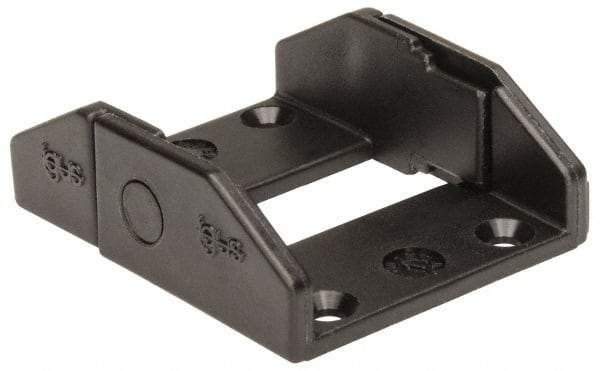 Igus - 1.46 Inch Outside Width x 0.59 Inch Outside Height, Cable and Hose Carrier Plastic Zipper Mounting Bracket Set - 1.1 Inch Bend Radius, 1.18 Inch Inside Width x 0.41 Inch Inside Height - A1 Tooling