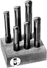 APT - 13/16" Min Bore Diam, 5" OAL, 3/4" Shank Diam, Indexable Boring Bar - 3" Max Bore Depth, TPG 321 Insert, Screw Holding Method - A1 Tooling