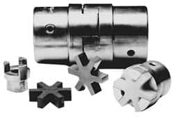 Boston Gear - 1-3/4" Max Bore Diam, FC38 Coupling Size, Flexible Half Coupling - 3-3/4" OD, 6.32" OAL, Steel - A1 Tooling