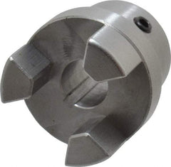 Boston Gear - 7/16" Max Bore Diam, FC12 Coupling Size, Flexible Half Coupling - 1-1/4" OD, 2.32" OAL, Steel - A1 Tooling