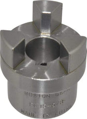 Boston Gear - 5/8" Max Bore Diam, FC15 Coupling Size, Flexible Half Coupling - 1-1/2" OD, 2.76" OAL, Steel - A1 Tooling