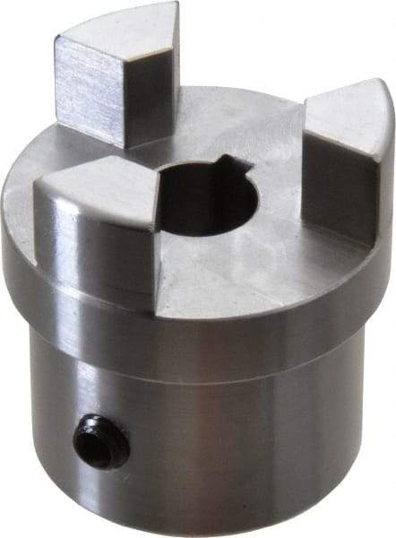 Boston Gear - 5/8" Max Bore Diam, FC20 Coupling Size, Flexible Half Coupling - 2" OD, 3.69" OAL, Steel - A1 Tooling