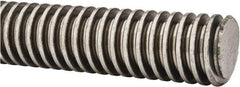 Keystone Threaded Products - 1-1/4-4 Acme, 6' Long, Alloy Steel General Purpose Acme Threaded Rod - Oil Finish Finish, Right Hand Thread, 2G Fit - A1 Tooling