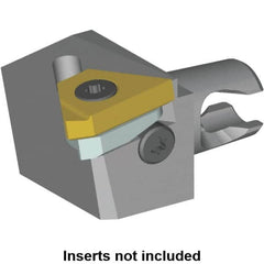 Kennametal - Insert Style LT 16ER, 20mm Head Length, Right Hand Cut, External Modular Threading Cutting Unit Head - System Size KM12, 8mm Center to Cutting Edge, Series LT Threading - A1 Tooling