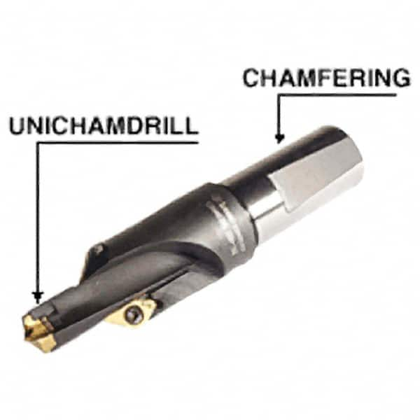 Iscar - Series ChamRing, 38mm Overall Diam, 127.3mm OAL Drilling Chamfer Ring - XCGT 09... Insert - A1 Tooling