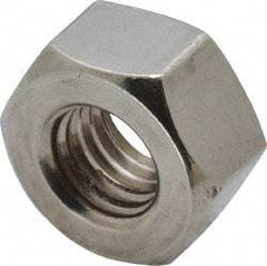 Value Collection - 1/2-13 UNC Stainless Steel Right Hand Heavy Hex Nut - 7/8" Across Flats, 31/64" High, Uncoated - A1 Tooling