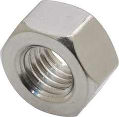 Value Collection - 5/8-11 UNC Stainless Steel Right Hand Heavy Hex Nut - 1-1/16" Across Flats, 39/64" High, Uncoated - A1 Tooling