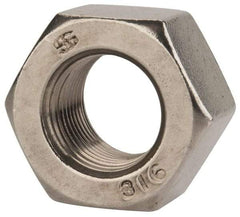 Value Collection - 3/4-16 UNF Stainless Steel Right Hand Heavy Hex Nut - 1-1/4" Across Flats, 47/64" High, Uncoated - A1 Tooling