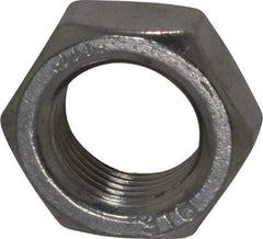 Value Collection - 3/4-16 UNF Stainless Steel Right Hand Hex Jam Nut - 1-1/8" Across Flats, 27/64" High, Uncoated - A1 Tooling