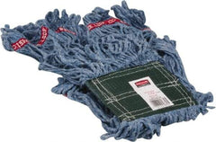 Rubbermaid - 5" Green Head Band, Medium Blended Fiber Loop End Mop Head - 4 Ply, Use for General Purpose - A1 Tooling