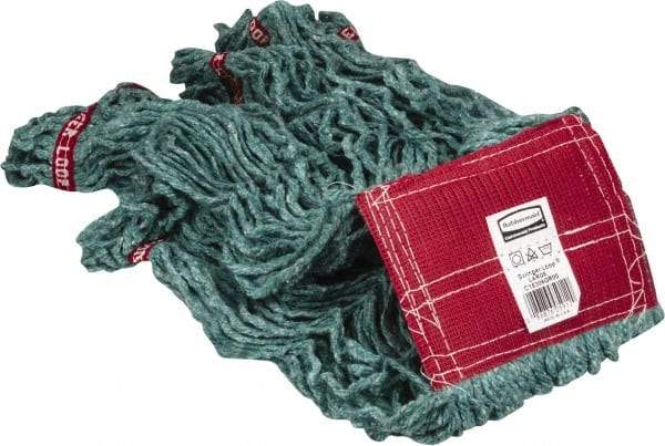 Rubbermaid - 5" Red Head Band, Large Blended Fiber Loop End Mop Head - 4 Ply, Use for General Purpose - A1 Tooling