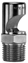 Bete Fog Nozzle - 1/8" Pipe, 145° Spray Angle, Grade 303 Stainless Steel, Extra Wide Fan Nozzle - Male Connection, 1.58 Gal per min at 100 psi, 0.073" Orifice Diam - A1 Tooling