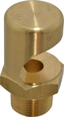 Bete Fog Nozzle - 3/4" Pipe, 145° Spray Angle, Brass, Extra Wide Fan Nozzle - Male Connection, 75.9 Gal per min at 100 psi, 1/2" Orifice Diam - A1 Tooling