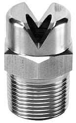 Bete Fog Nozzle - 1/8" Pipe, 90° Spray Angle, Brass, Standard Fan Nozzle - Male Connection, 4.74 Gal per min at 100 psi, 0.141" Orifice Diam - A1 Tooling