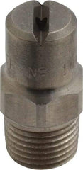 Bete Fog Nozzle - 1/8" Pipe, 65° Spray Angle, Grade 303 Stainless Steel, Standard Fan Nozzle - Male Connection, 1.58 Gal per min at 100 psi, 0.08" Orifice Diam - A1 Tooling