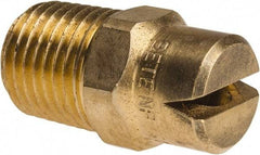 Bete Fog Nozzle - 1/4" Pipe, 120° Spray Angle, Brass, Standard Fan Nozzle - Male Connection, 6.32 Gal per min at 100 psi, 5/32" Orifice Diam - A1 Tooling