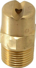 Bete Fog Nozzle - 3/8" Pipe, 30° Spray Angle, Brass, Standard Fan Nozzle - Male Connection, 6.32 Gal per min at 100 psi, 5/32" Orifice Diam - A1 Tooling