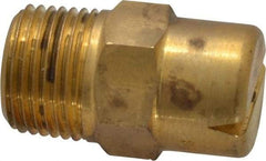 Bete Fog Nozzle - 3/8" Pipe, 120° Spray Angle, Brass, Standard Fan Nozzle - Male Connection, 6.32 Gal per min at 100 psi, 5/32" Orifice Diam - A1 Tooling