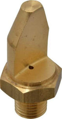 Bete Fog Nozzle - 1/4" Pipe, 15° Spray Angle, Brass, High Impact - Narrow Fan Nozzle - Male Connection, 1.58 Gal per min at 100 psi, 0.078" Orifice Diam - A1 Tooling