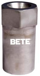 Bete Fog Nozzle - 1/2" Pipe, 120° Spray Angle, Grade 316 Stainless Steel, Full Cone Nozzle - Female Connection, N/R Gal per min at 100 psi, 1/4" Orifice Diam - A1 Tooling