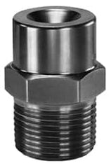 Bete Fog Nozzle - 1/8" Pipe, 90° Spray Angle, Brass, Full Cone Nozzle - Male Connection, 1.15 Gal per min at 100 psi, 0.072" Orifice Diam - A1 Tooling