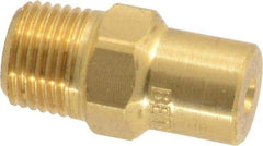 Bete Fog Nozzle - 1/8" Pipe, 60° Spray Angle, Brass, Full Cone Nozzle - Male Connection, 0.77 Gal per min at 100 psi, 0.055" Orifice Diam - A1 Tooling