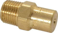 Bete Fog Nozzle - 1/8" Pipe, 60° Spray Angle, Brass, Full Cone Nozzle - Male Connection, 1.15 Gal per min at 100 psi, 0.072" Orifice Diam - A1 Tooling