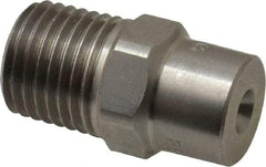 Bete Fog Nozzle - 1/4" Pipe, 60° Spray Angle, Grade 303 Stainless Steel, Full Cone Nozzle - Male Connection, 2.31 Gal per min at 100 psi, 0.109" Orifice Diam - A1 Tooling