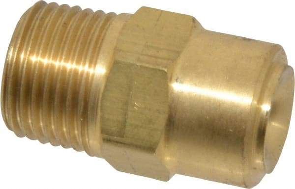 Bete Fog Nozzle - 3/8" Pipe, 120° Spray Angle, Brass, Full Cone Nozzle - Male Connection, 6.15 Gal per min at 100 psi, 3/16" Orifice Diam - A1 Tooling