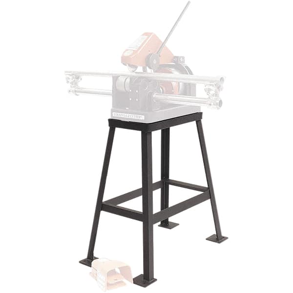 Rothenberger - 5/8" to 4-1/2" Pipe Capacity, Stationary Pipe Stand with Stationary Head - 30" High, 150 Lb Capacity - A1 Tooling