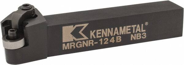 Kennametal - MRGN, Right Hand Cut, 15° Lead Angle, 3/4" Shank Height x 3/4" Shank Width, Negative Rake Indexable Turning Toolholder - 4-1/2" OAL, RN..43 Insert Compatibility, Series Kenloc - A1 Tooling