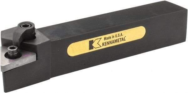 Kennametal - MTJN, Right Hand Cut, 3° Lead Angle, 1" Shank Height x 1" Shank Width, Negative Rake Indexable Turning Toolholder - 6" OAL, TN..54. Insert Compatibility, Series Kenloc - A1 Tooling