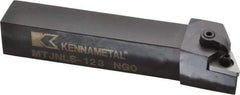 Kennametal - MTJN, Left Hand Cut, 3° Lead Angle, 3/4" Shank Height x 3/4" Shank Width, Negative Rake Indexable Turning Toolholder - 4-1/2" OAL, TN..33. Insert Compatibility, Series Kenloc - A1 Tooling