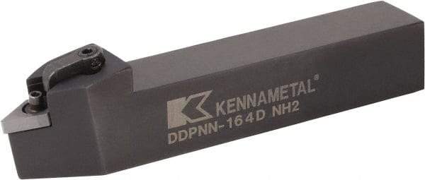 Kennametal - MDPN, Neutral Cut, 0° Lead Angle, 1-1/4" Shank Height x 1-1/4" Shank Width, Negative Rake Indexable Turning Toolholder - 6" OAL, DN..54. Insert Compatibility, Series Kenloc - A1 Tooling