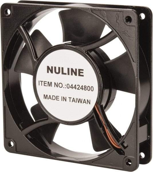 Value Collection - 115 Volts, AC, 81 CFM, Square Tube Axial Fan - 0.15 Amp Rating, 2,600 to 3,600 RPM, 4.7" High x 4.7" Wide x 1" Deep - A1 Tooling