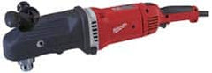 Milwaukee Tool - 1/2" Keyed Chuck, 450 & 1,750 RPM, Angled Handle Electric Drill - 13 Amps, 120 Volts, Reversible, Includes Side Handle - A1 Tooling